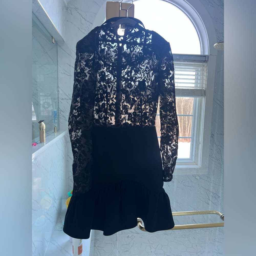 Nadine Merabi Blair black dress